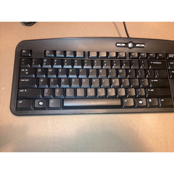 eMachines PS/2 Black Slim Thin Keyboard 104 Keys KB-0511 - Picture 3 of 9